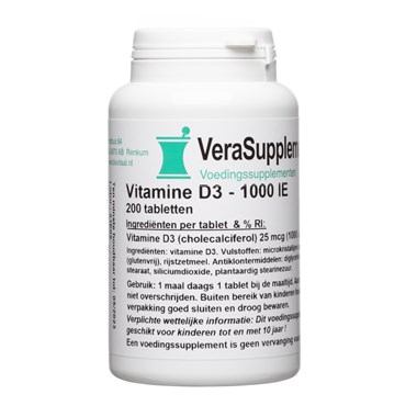 Vitamine D3 25 mcg/1000 i.e.