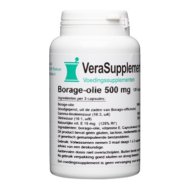 Borage-olie 500 mg