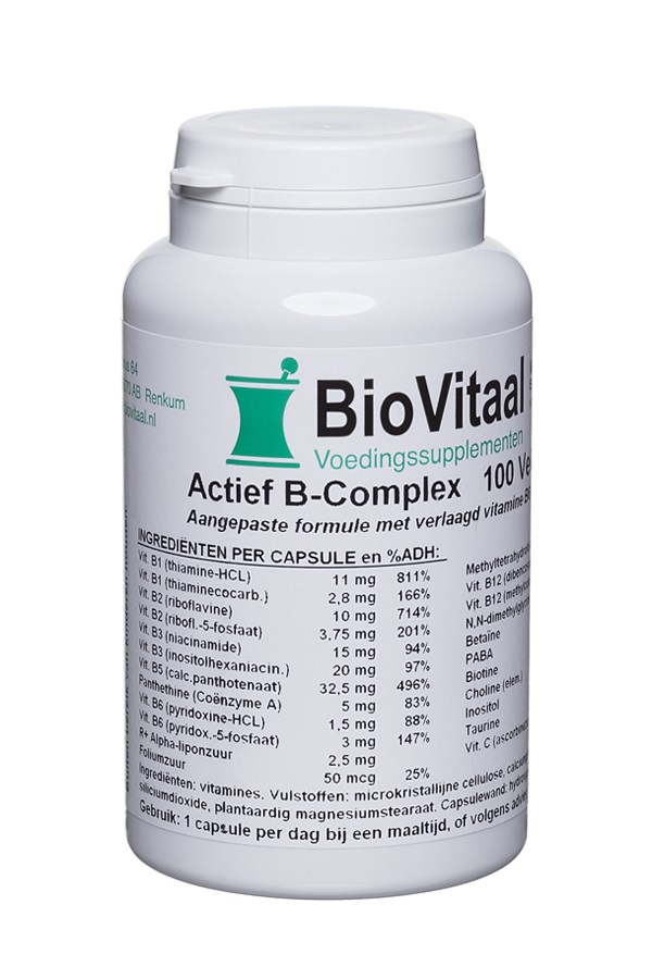 Wafel Groen Aanstellen Actief B-Complex, nieuwe speciale formule - BioVitaal